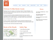 Tablet Screenshot of bikebuckscounty.com